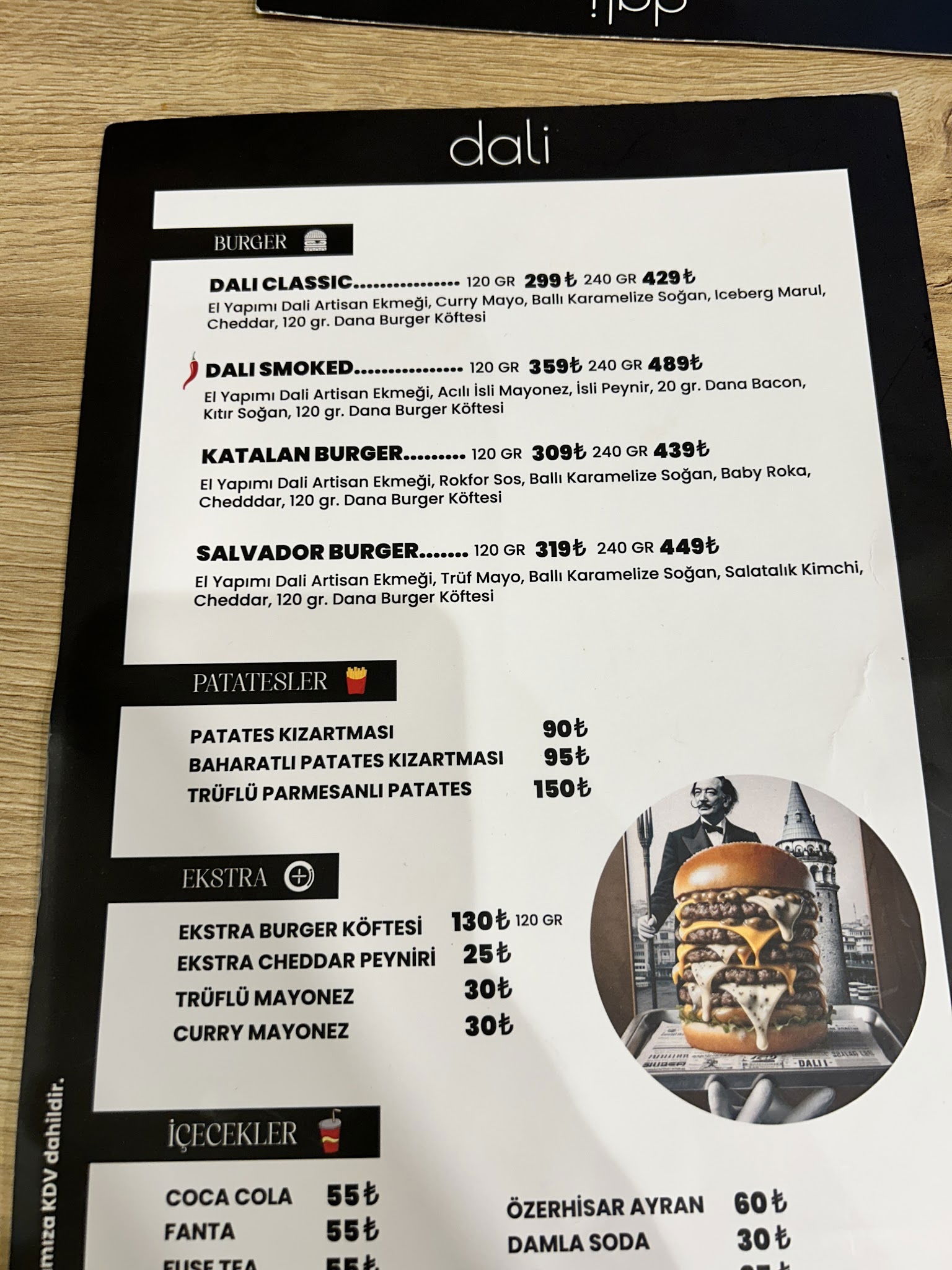 Dali Burger Kadıköy