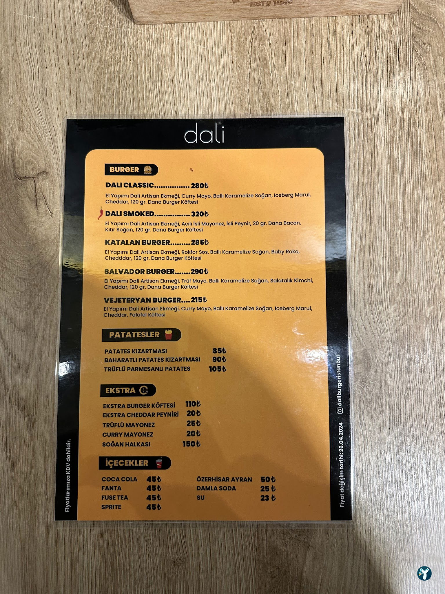 Dali Burger Kadıköy