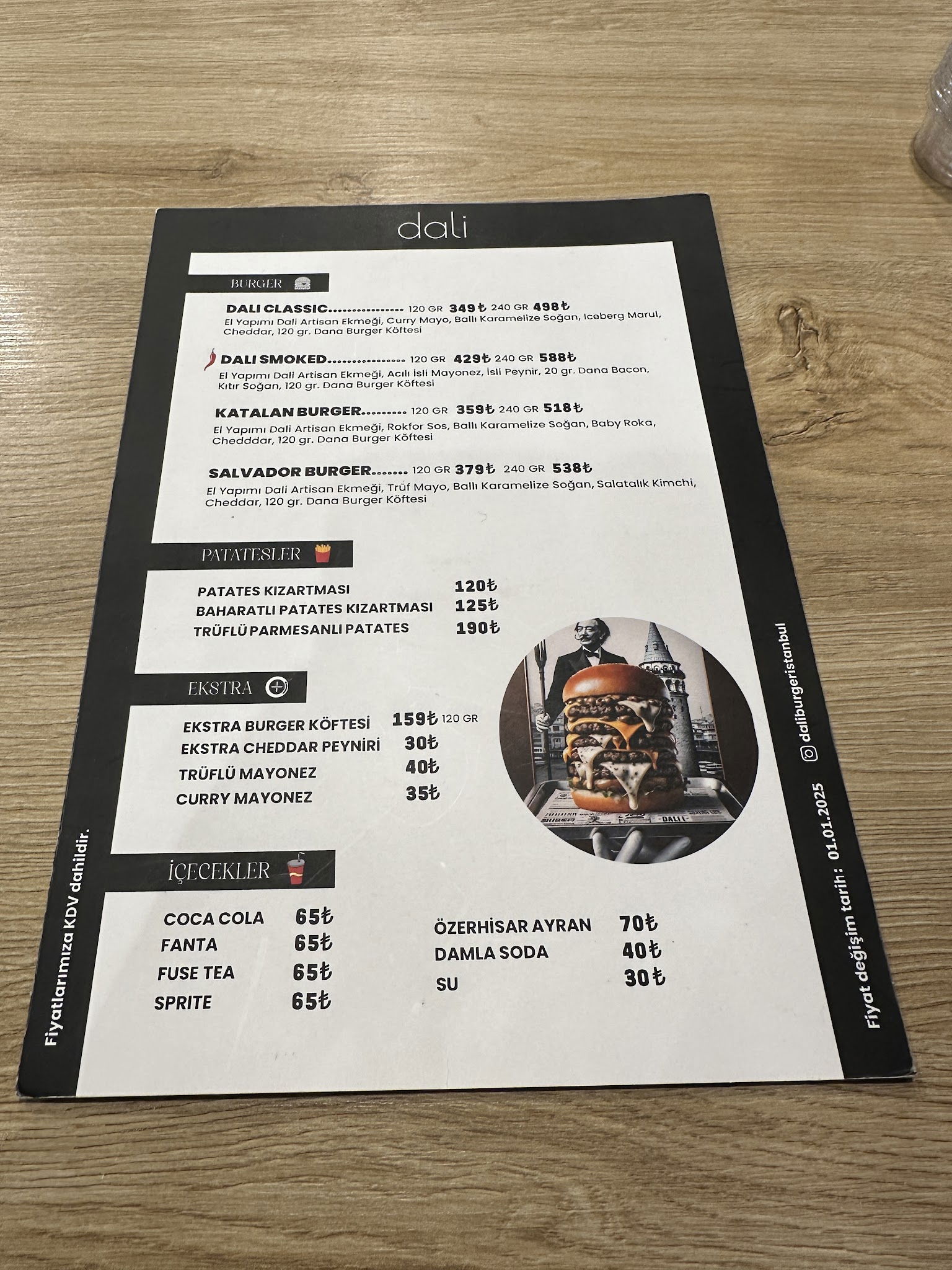 Dali Burger Kadıköy