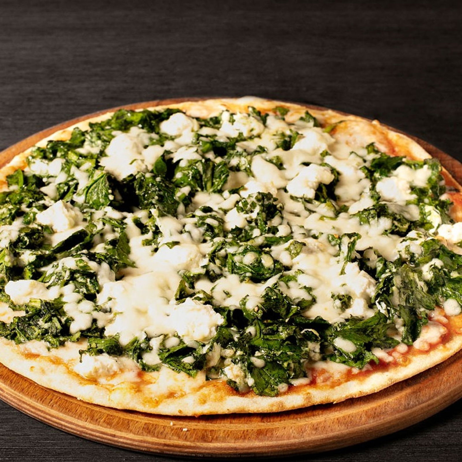 Ispanak Ricotta Pizza (Orta)