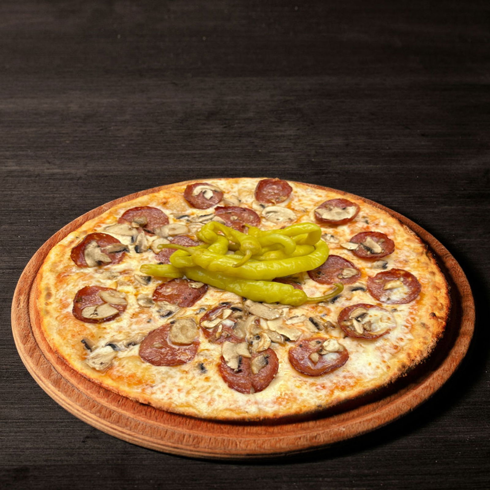 Kars Kaşarlı Sucuklu Pizza (Büyük)