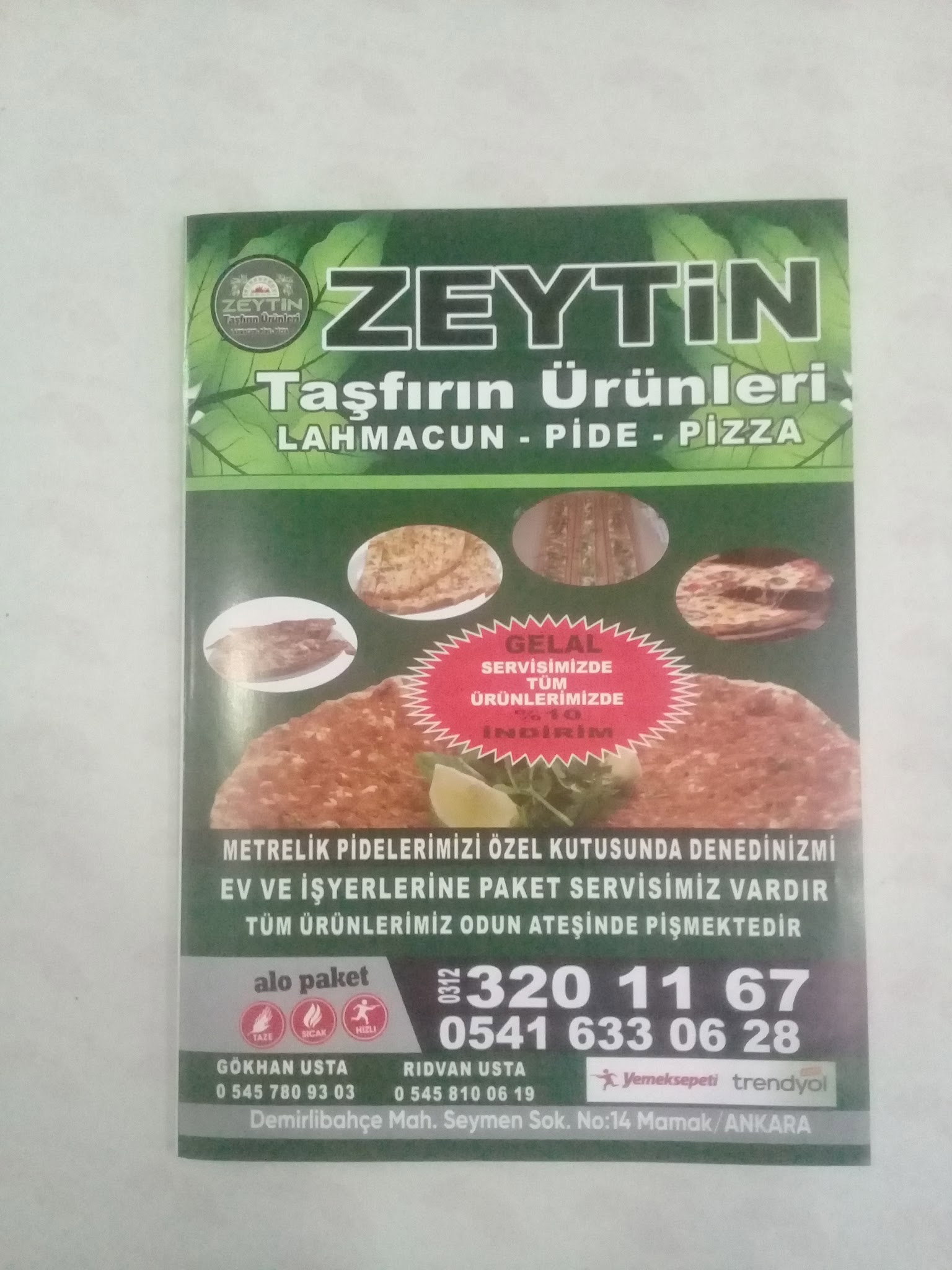 Zeytin Taşfırın Ürünleri