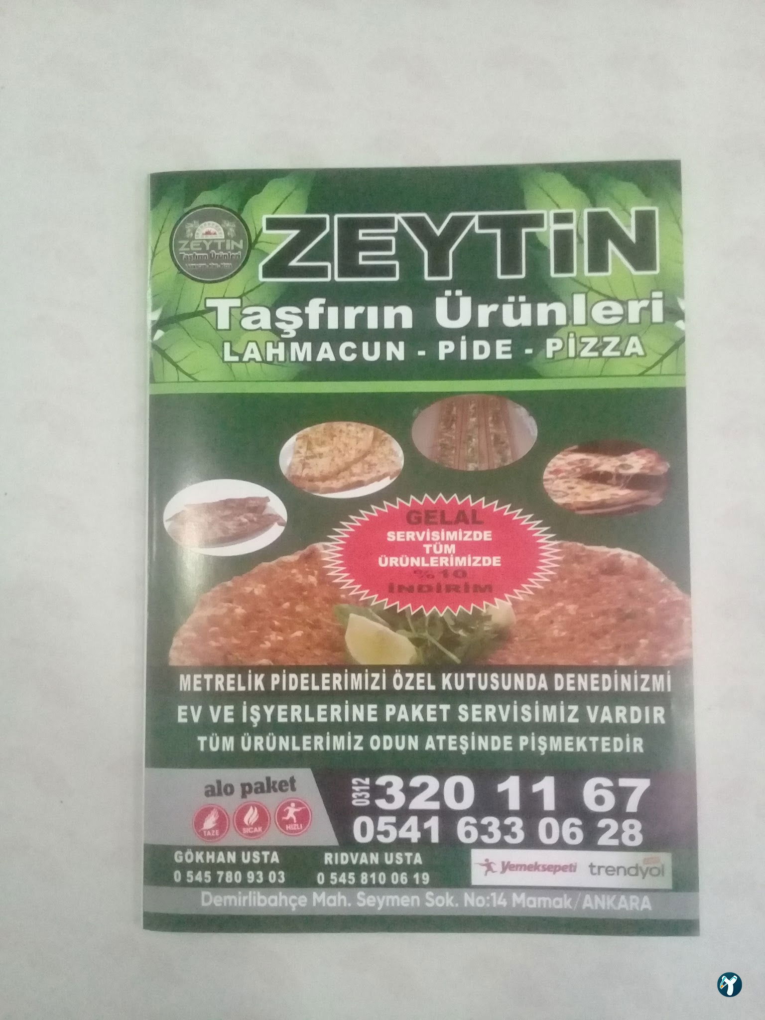 Zeytin Taşfırın Ürünleri