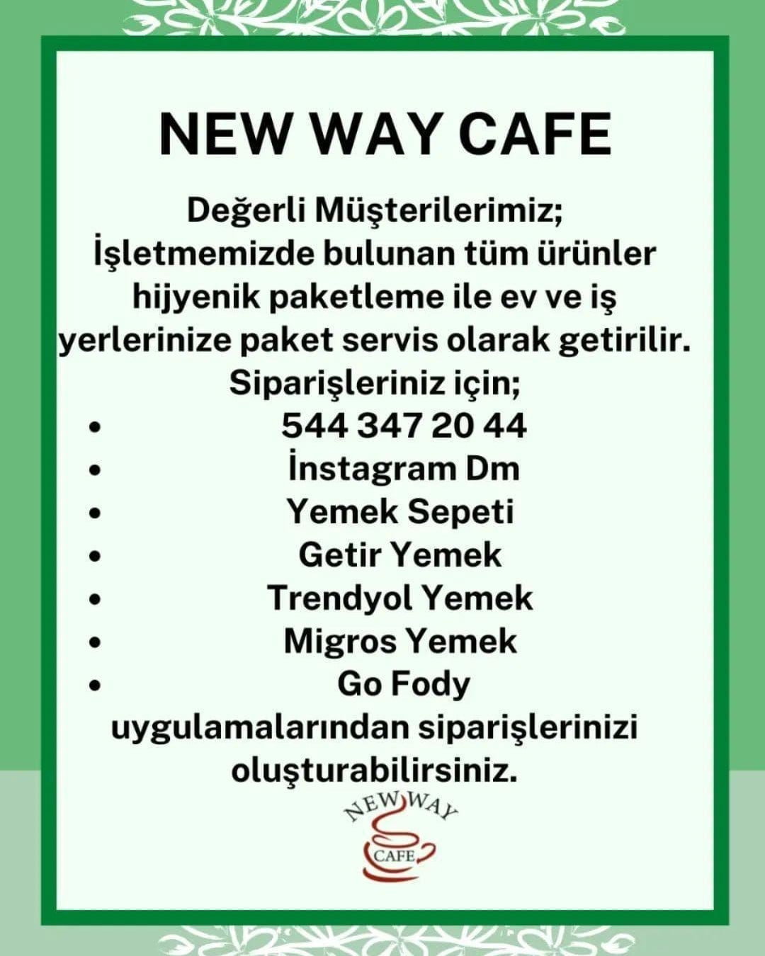 New Way Pasta Tatlı Cafe