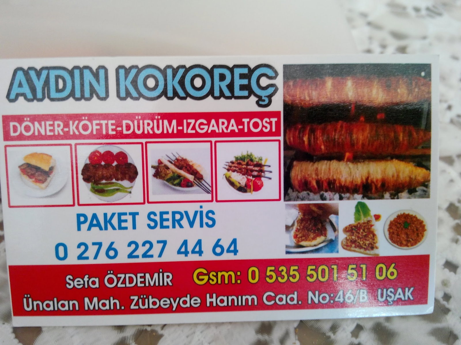 Sefa Ustanın Yeri