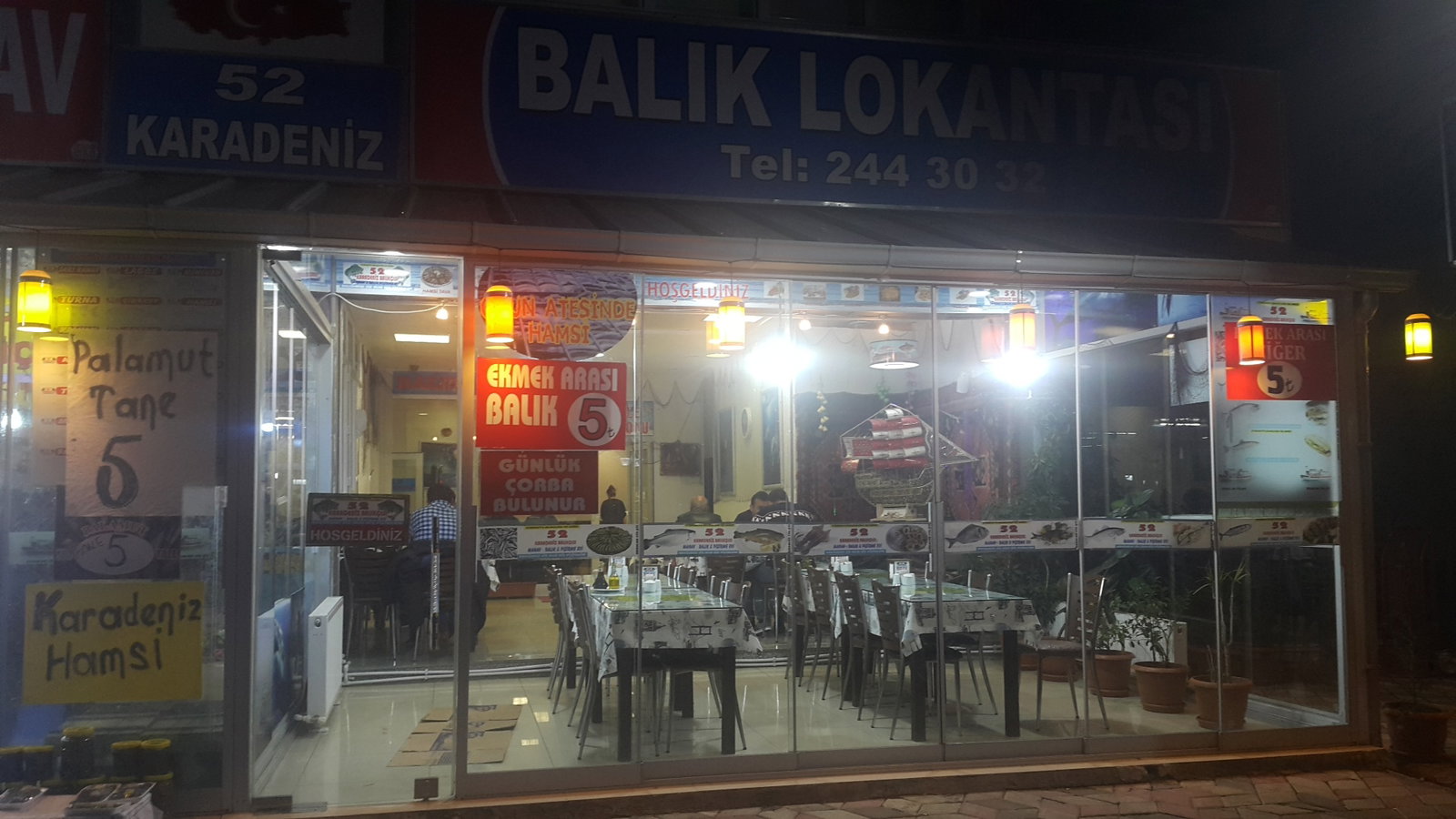 52 Karadeniz Balık Lokantası - Balık Satış - Manav