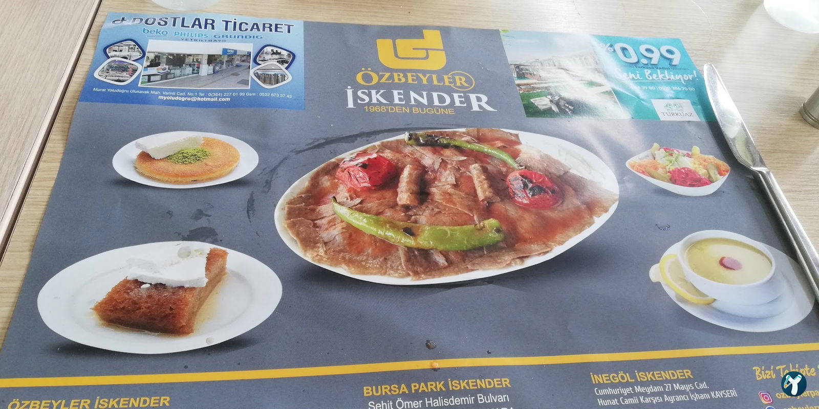 Özbeyler Park İskender