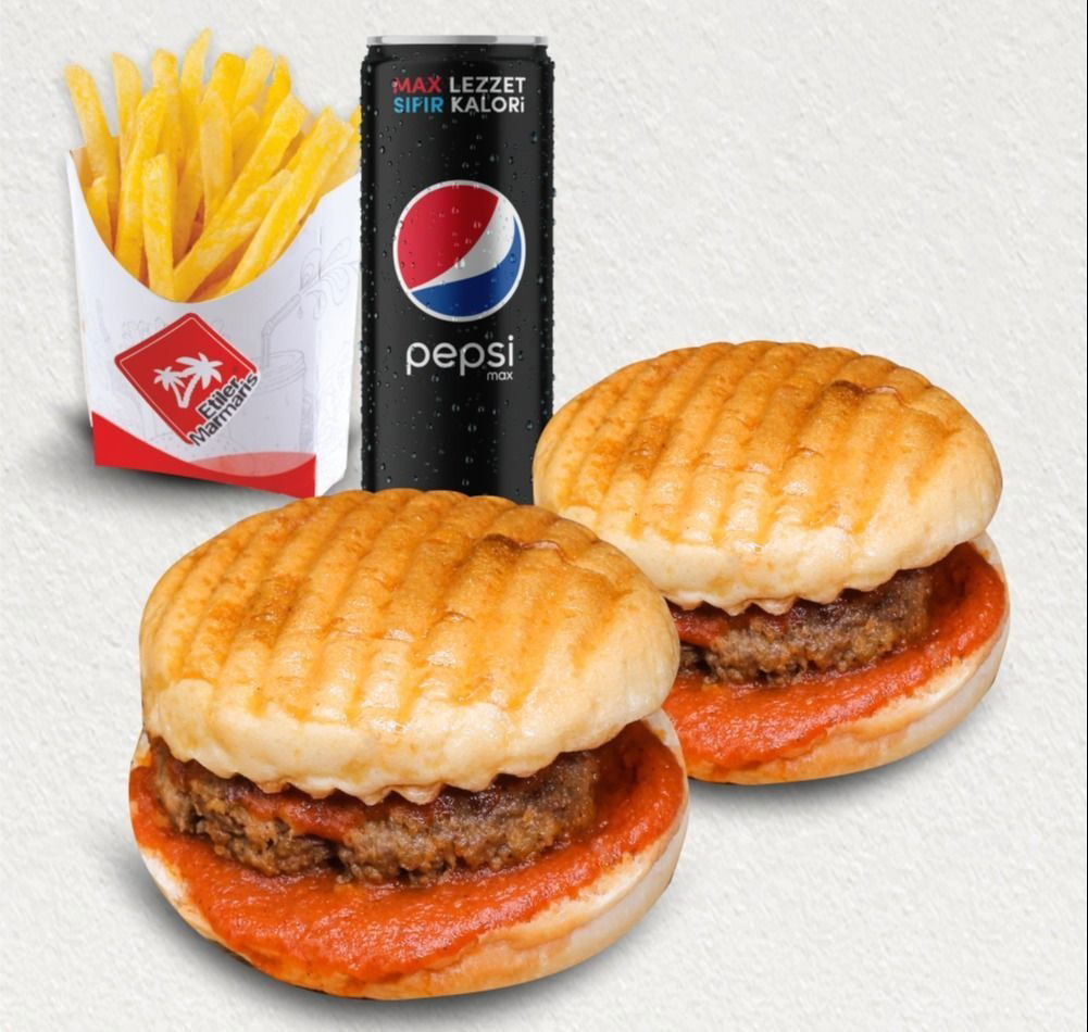 2'li Islak Hamburger Menü