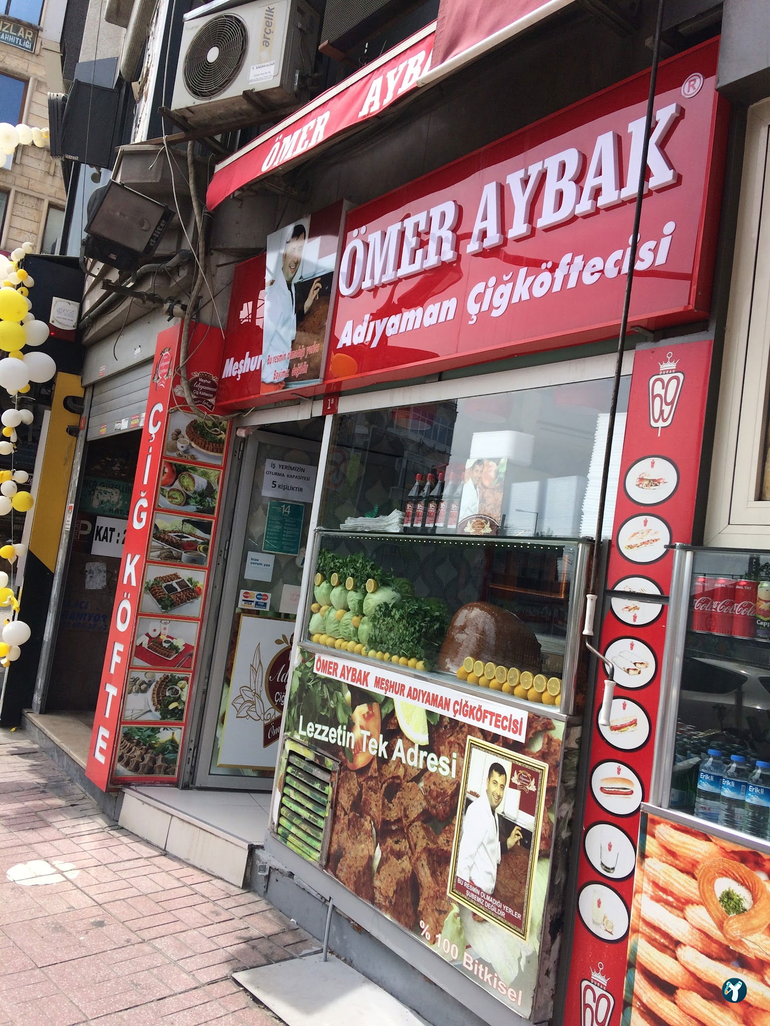 Meşhur Adıyaman Çiğköftecisi Ömer Aybak Kartal (Yukarı Mah. )
