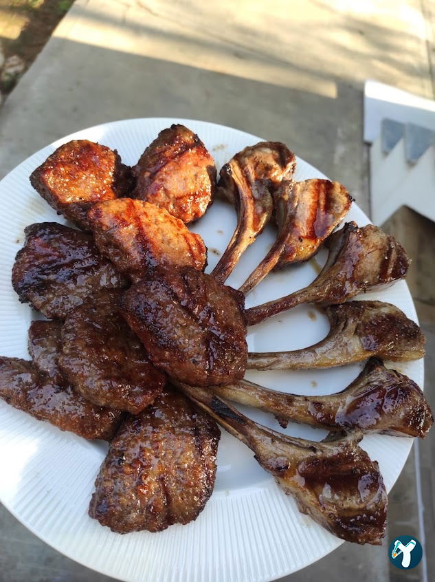 Pirayem Doğal Köy Kahvaltısı, Yemek, Et Mangal, Cağ Kebabı ve Kuyu Tandır