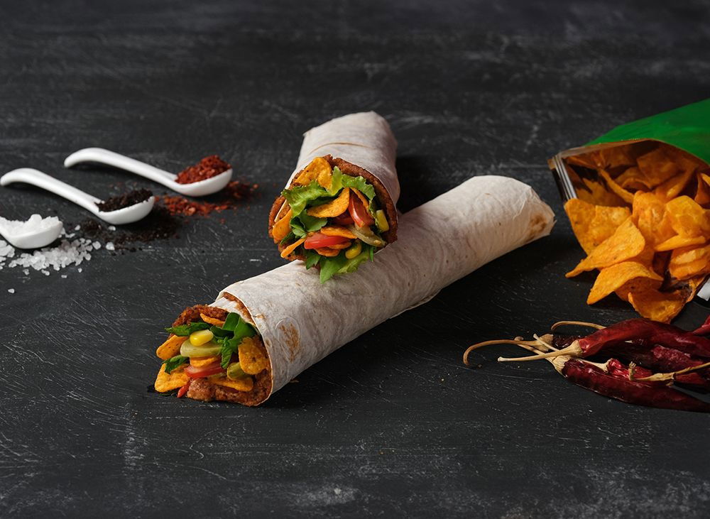 Doritos'lu Çiğ Köfte Dürüm