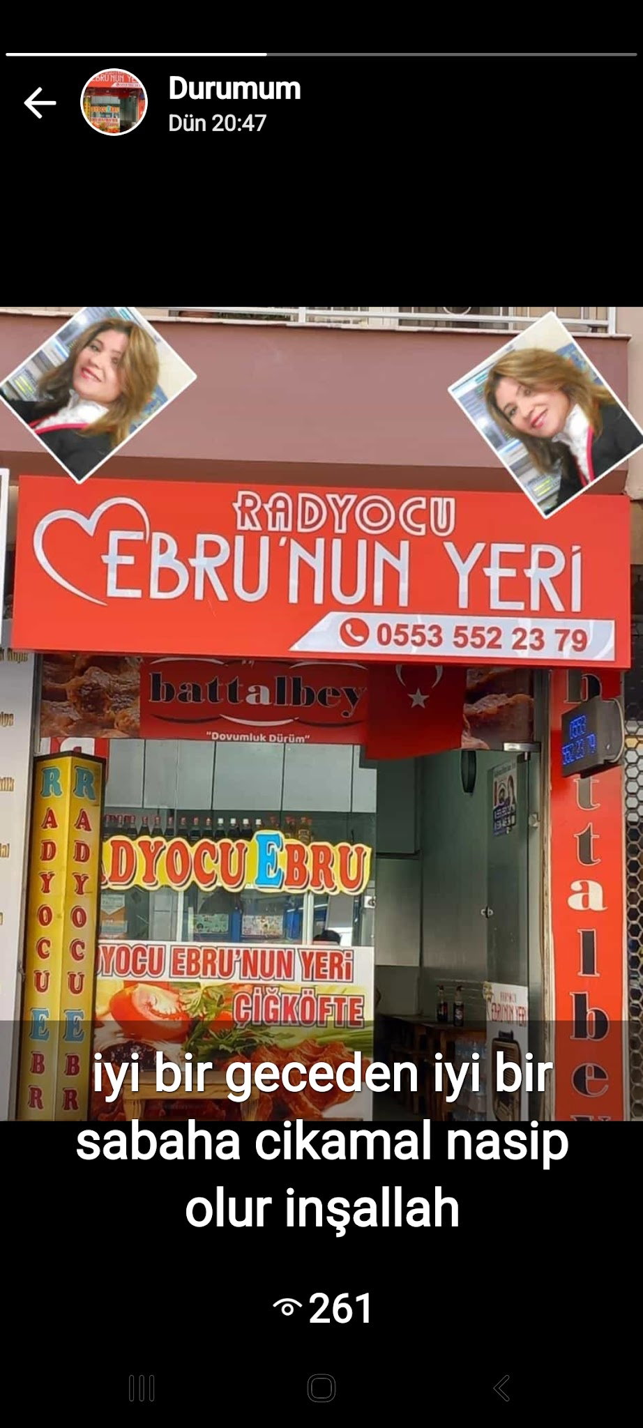 Radyocu Ebru,Nun Yeri