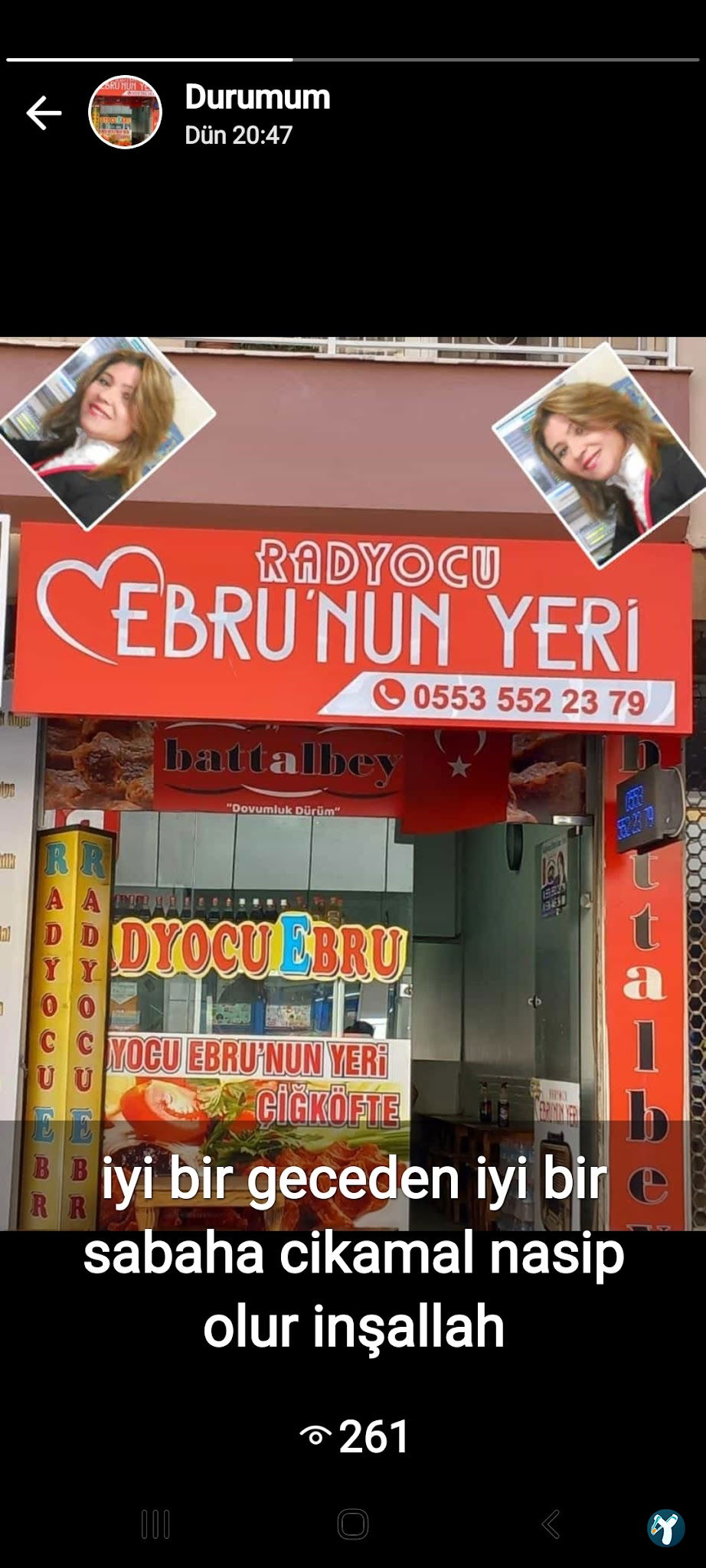 Radyocu Ebru,Nun Yeri