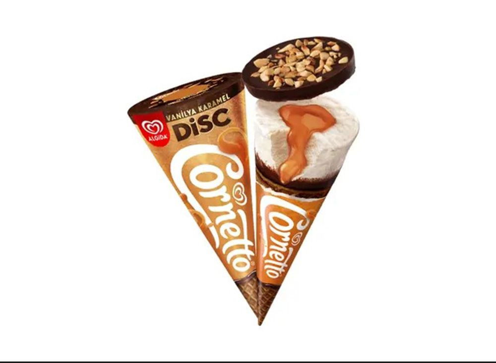 Cornetto Disc Vanilya Karamel (140 ml.)