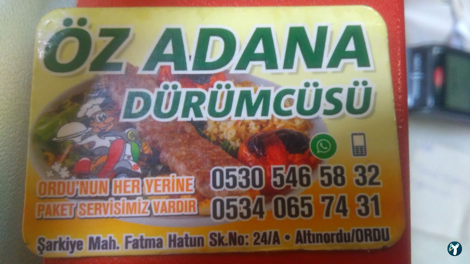 Öz Adana Dürümcüsü Ordu