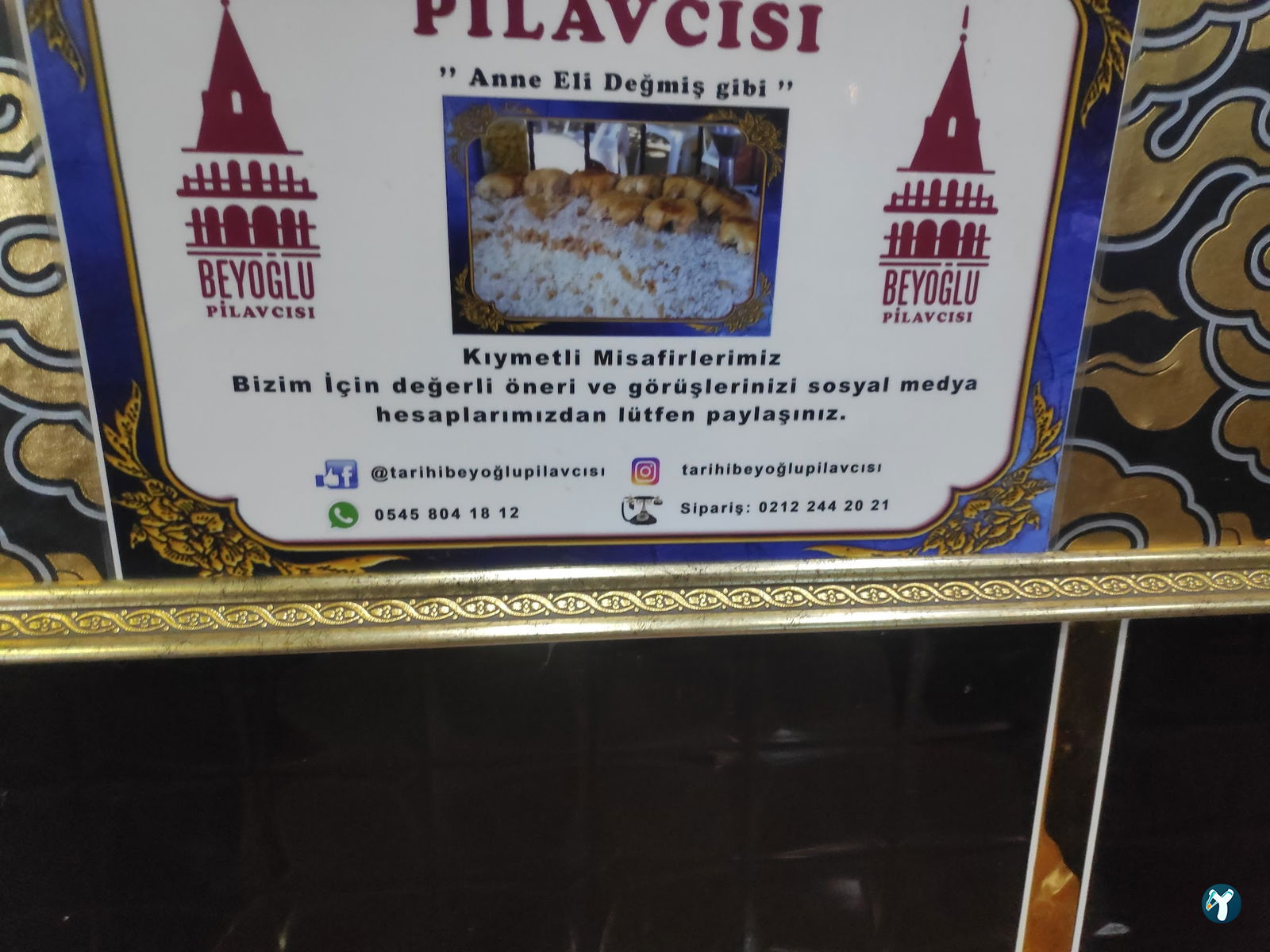 Tari̇hi̇ Beyoğlu Pi̇lavcisi
