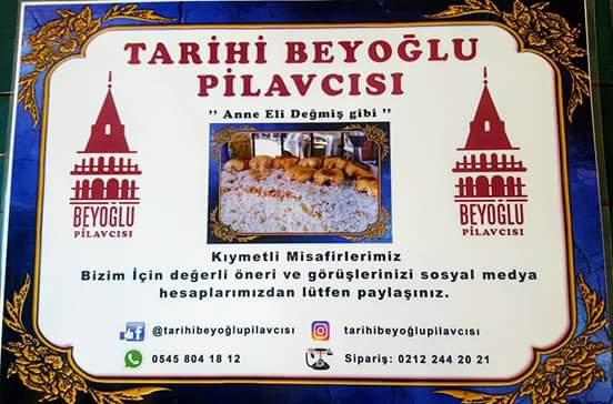 Tari̇hi̇ Beyoğlu Pi̇lavcisi