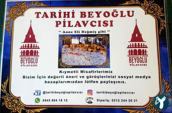 Tari̇hi̇ Beyoğlu Pi̇lavcisi