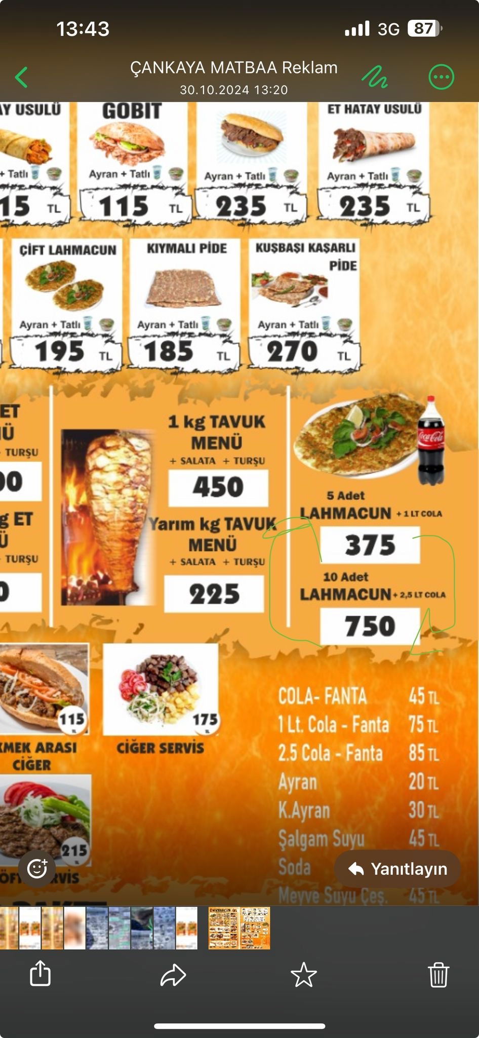 Mamak Marka Döner Pi̇de