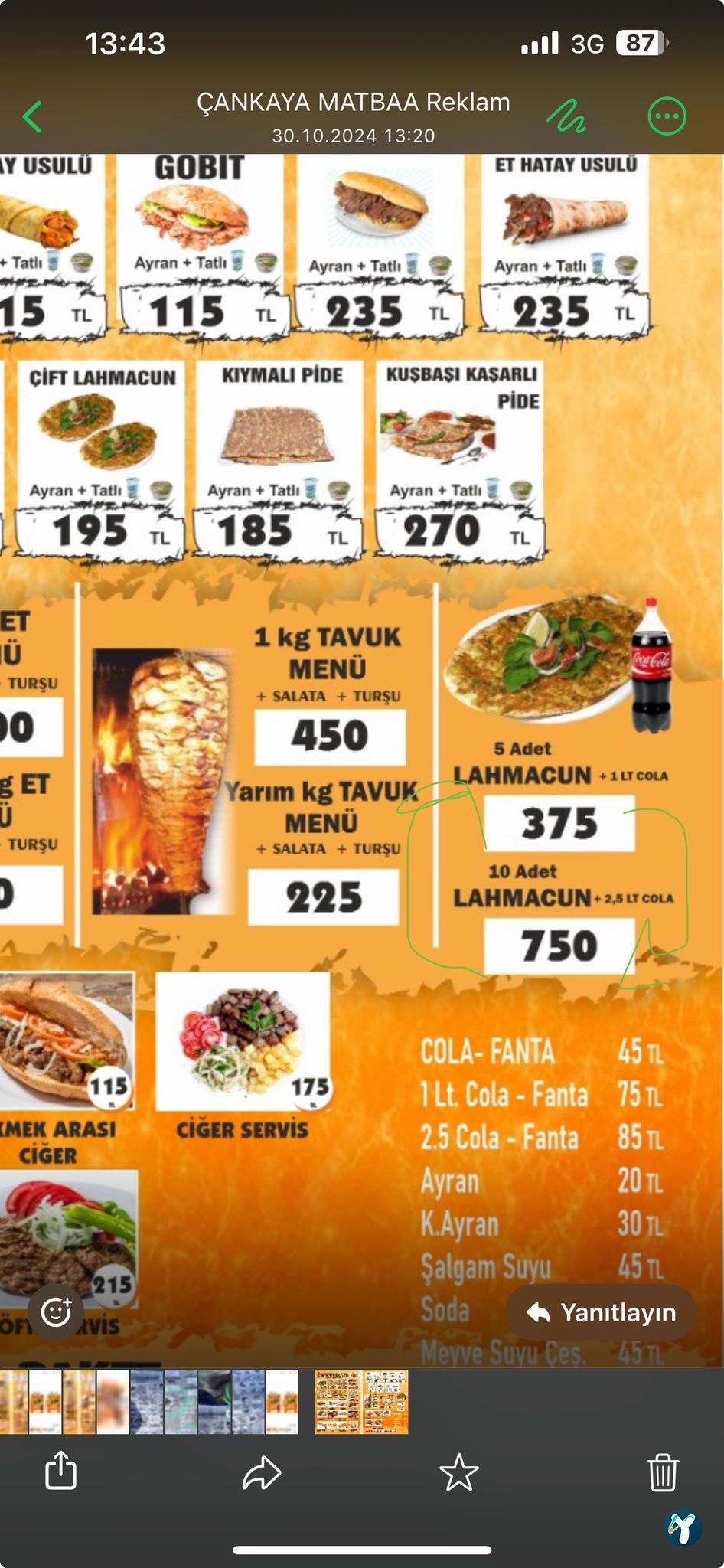 Mamak Marka Döner Pi̇de