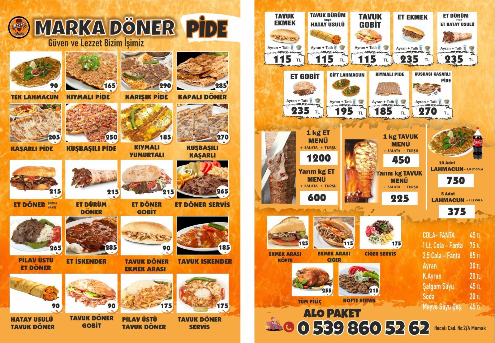 Mamak Marka Döner Pi̇de