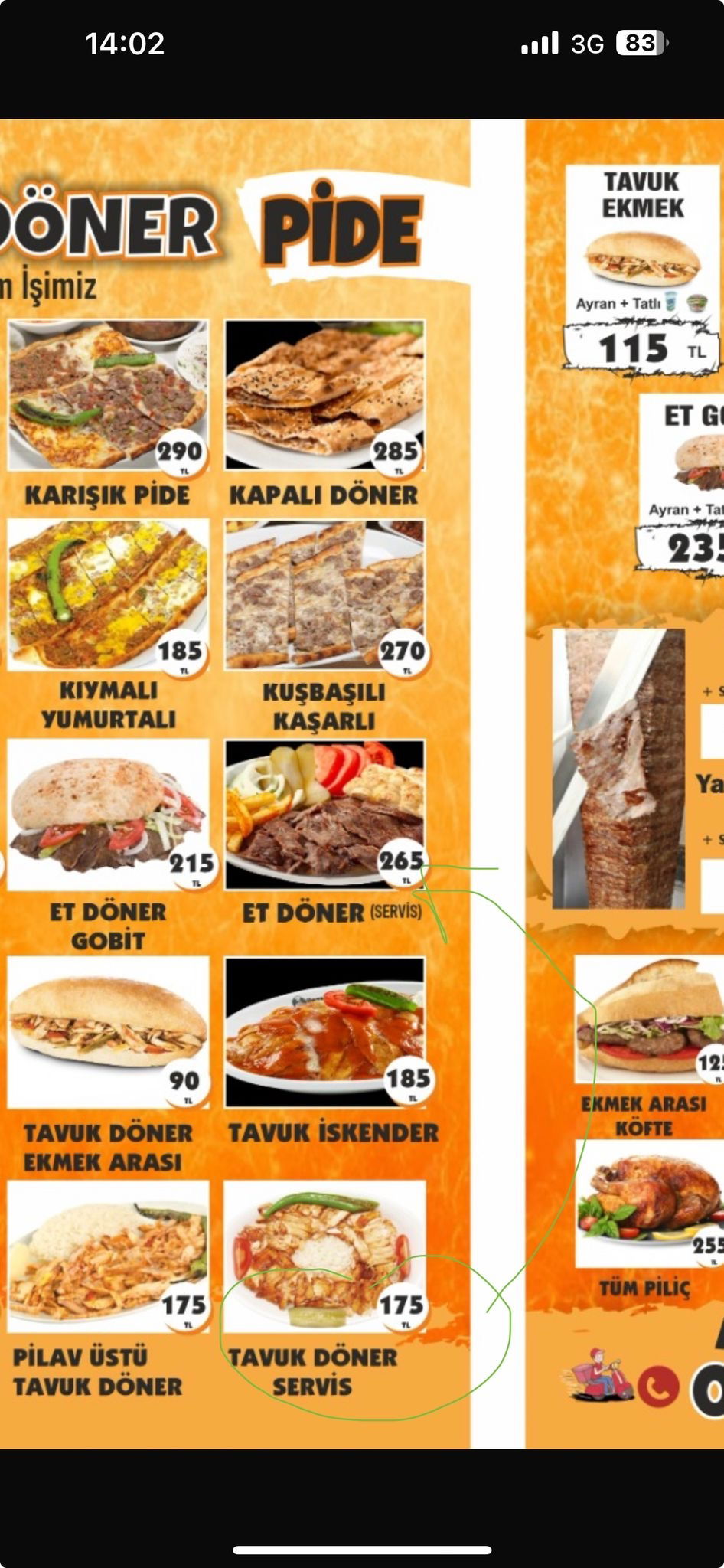 Mamak Marka Döner Pi̇de