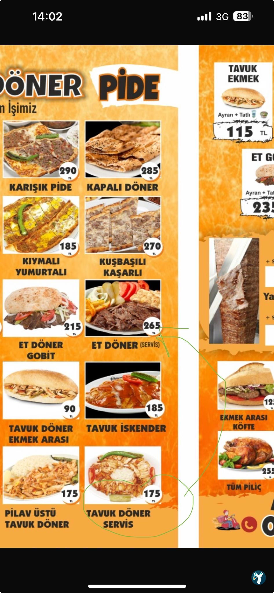 Mamak Marka Döner Pi̇de
