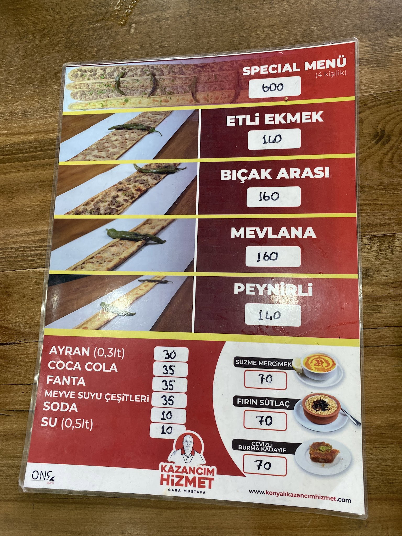 Kazancım Hizmet - Konyalı Etli Ekmek