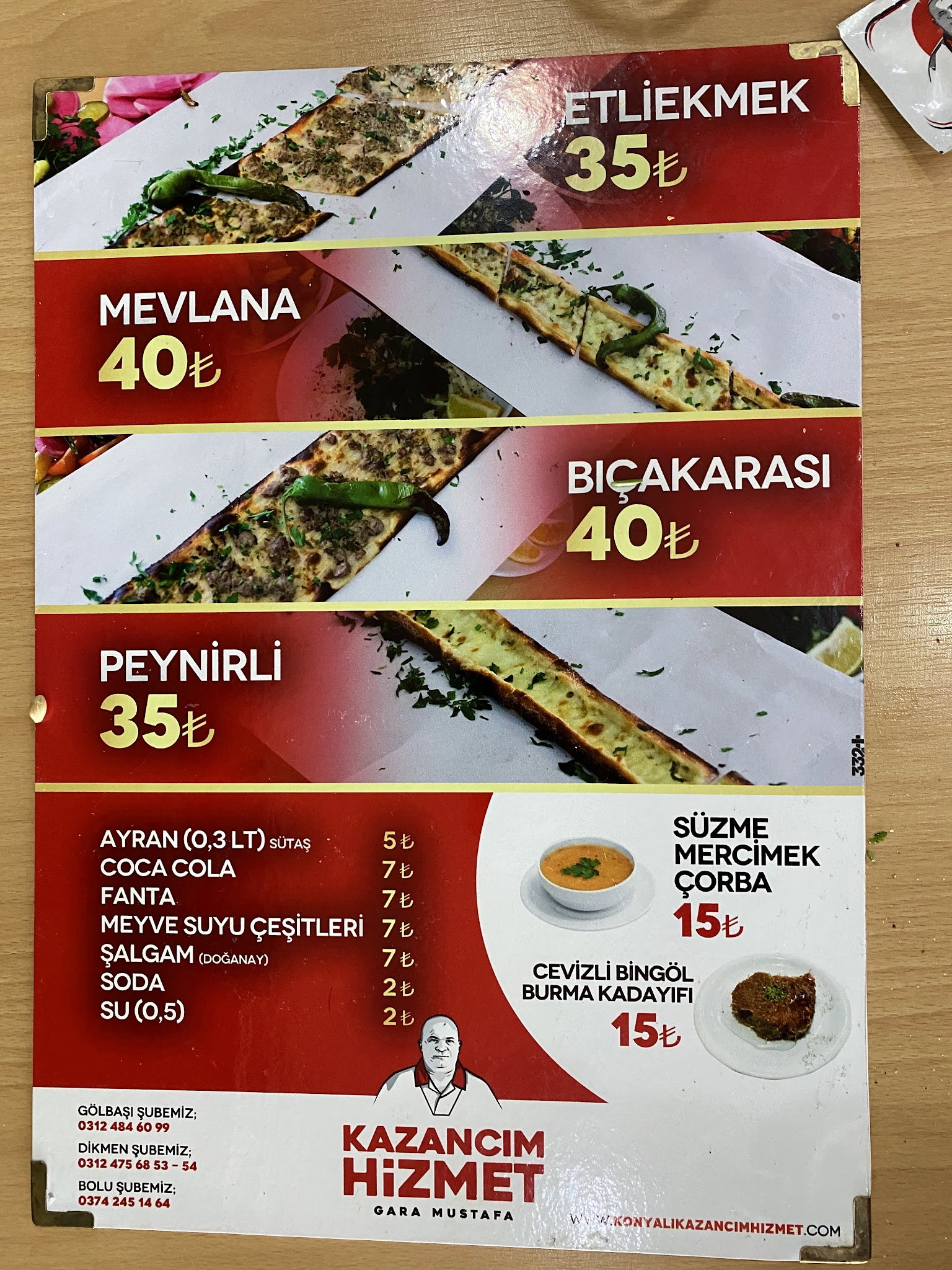 Kazancım Hizmet - Konyalı Etli Ekmek