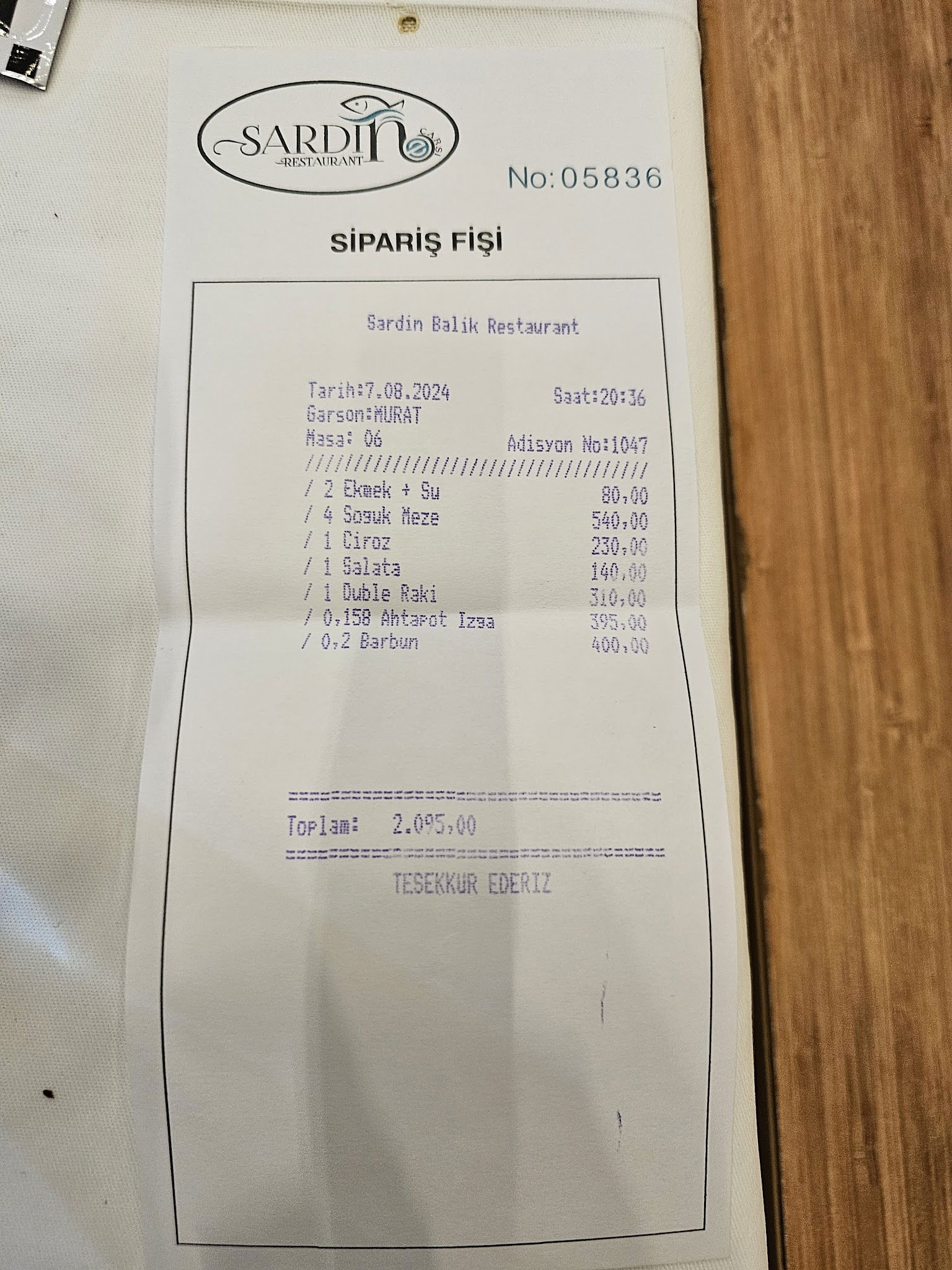 Sardin Balık Restaurant