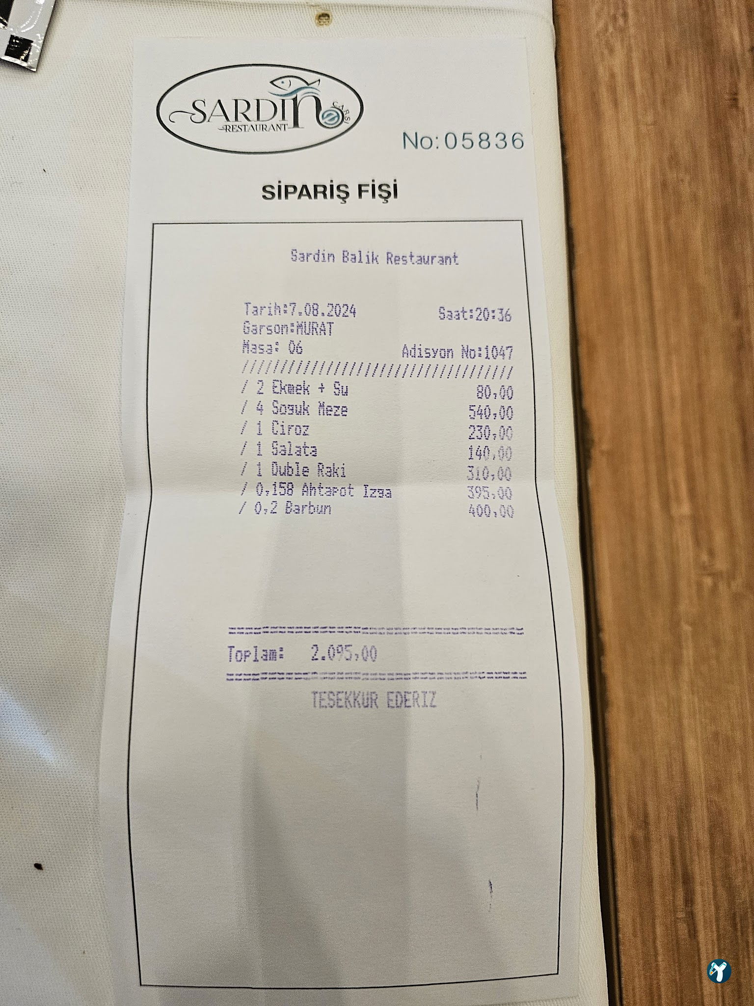 Sardin Balık Restaurant