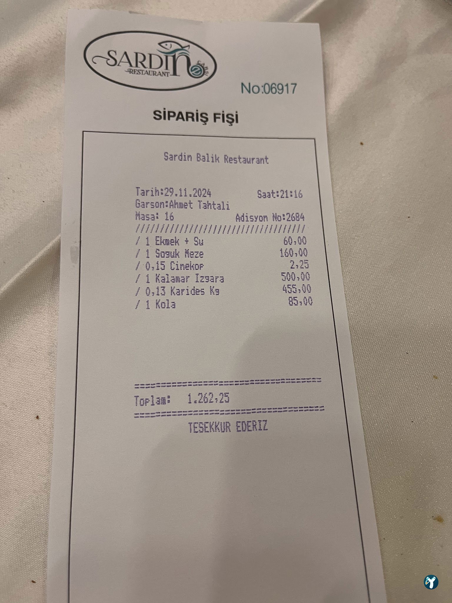 Sardin Balık Restaurant