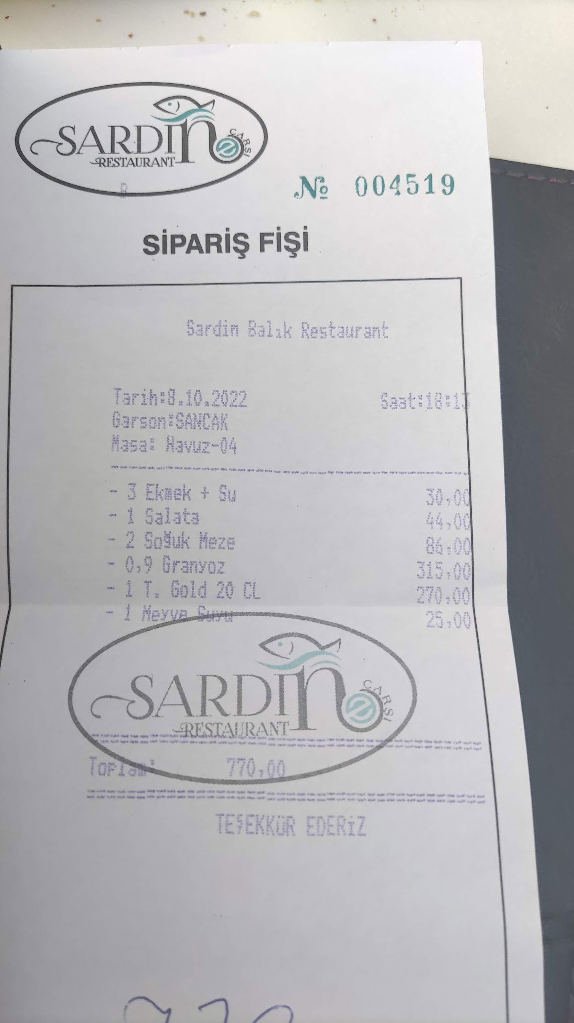 Sardin Balık Restaurant