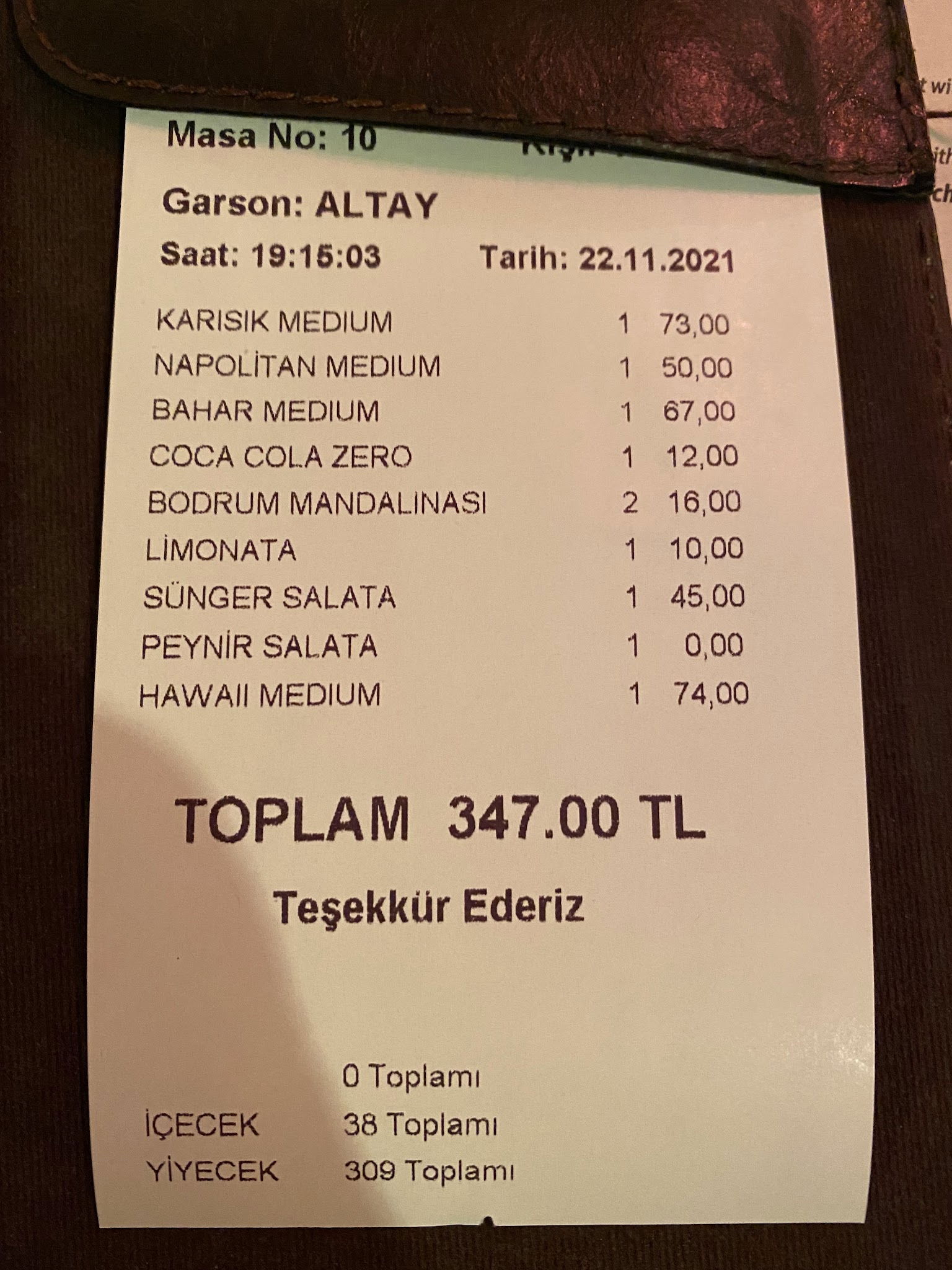 Sünger Pizza Restaurant