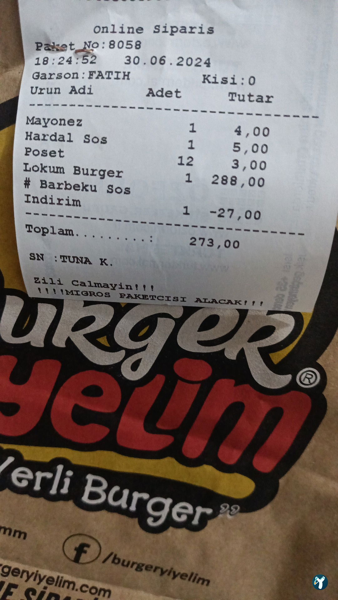 Burger Yiyelim Gebze