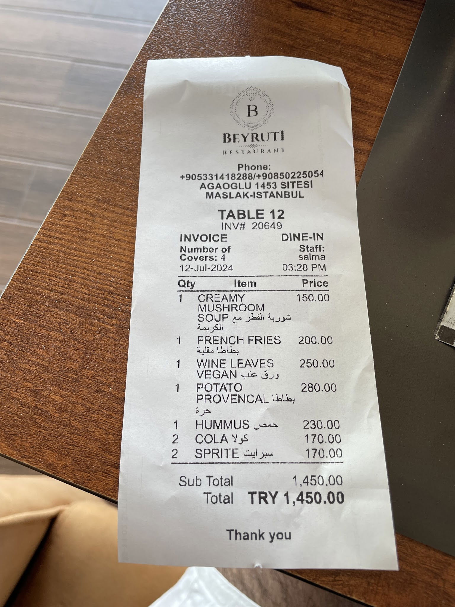 Beyruti Resto & Cafe