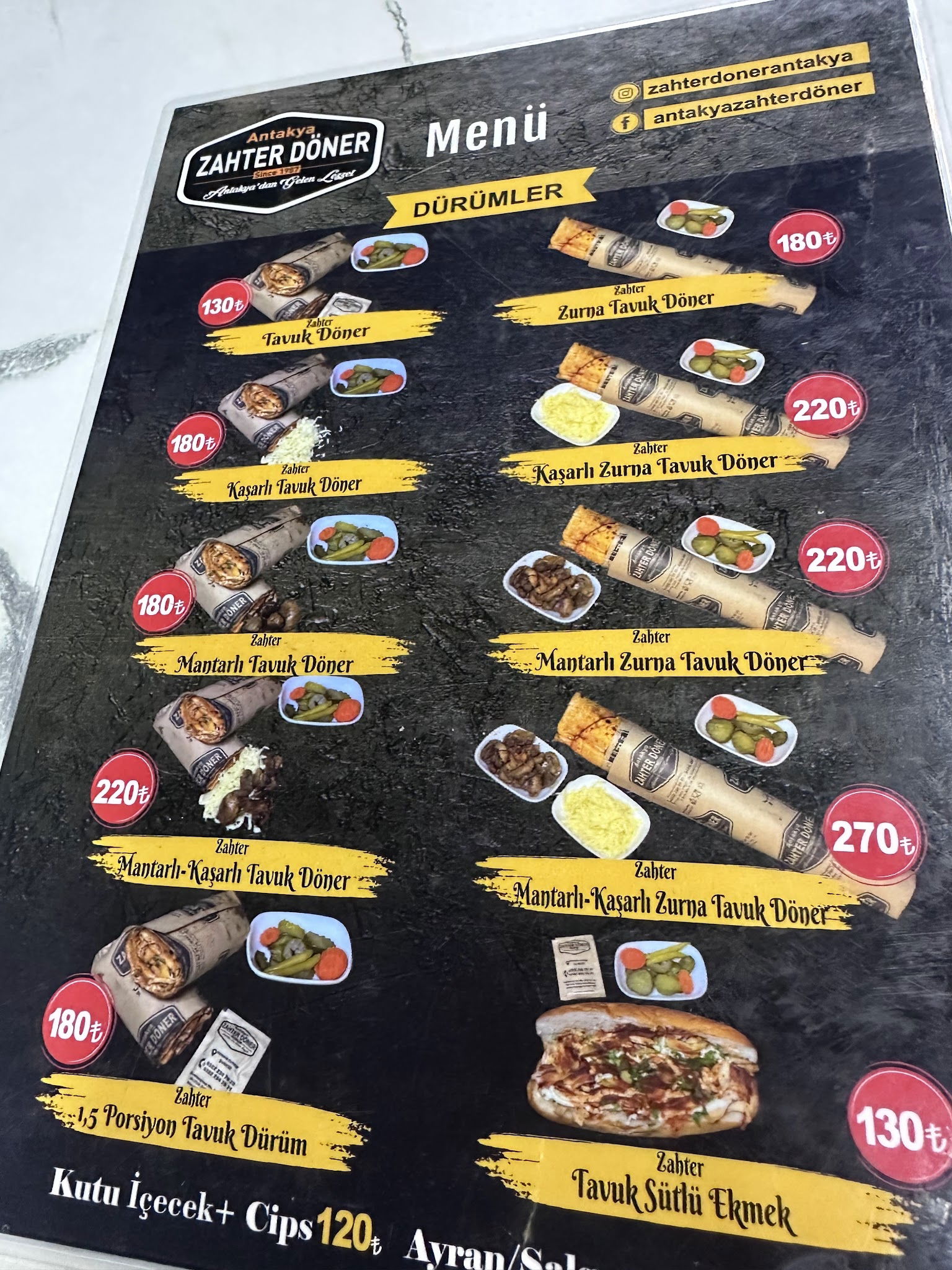 Antakya Zahter Döner(K.Evren)