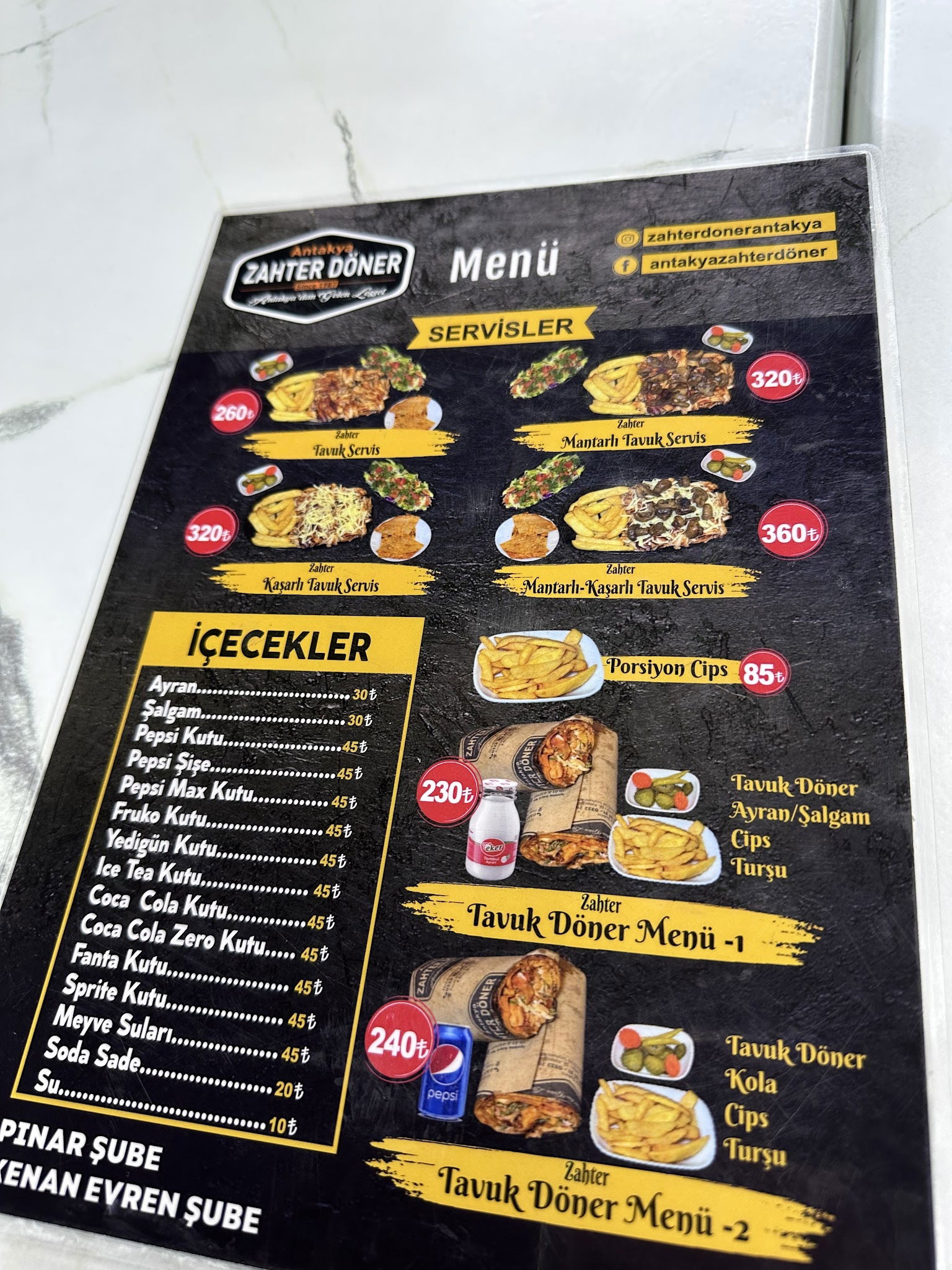 Antakya Zahter Döner(K.Evren)