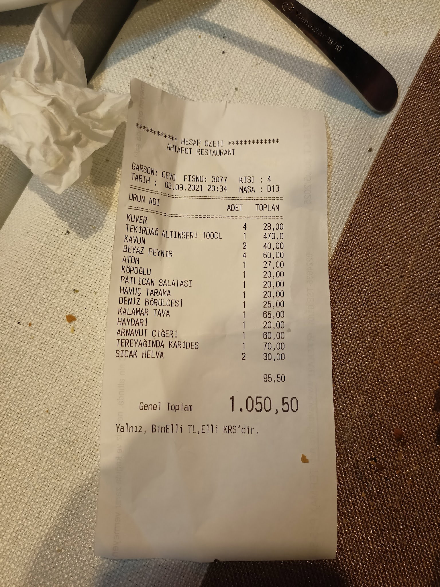 Ahtapot Restaurant
