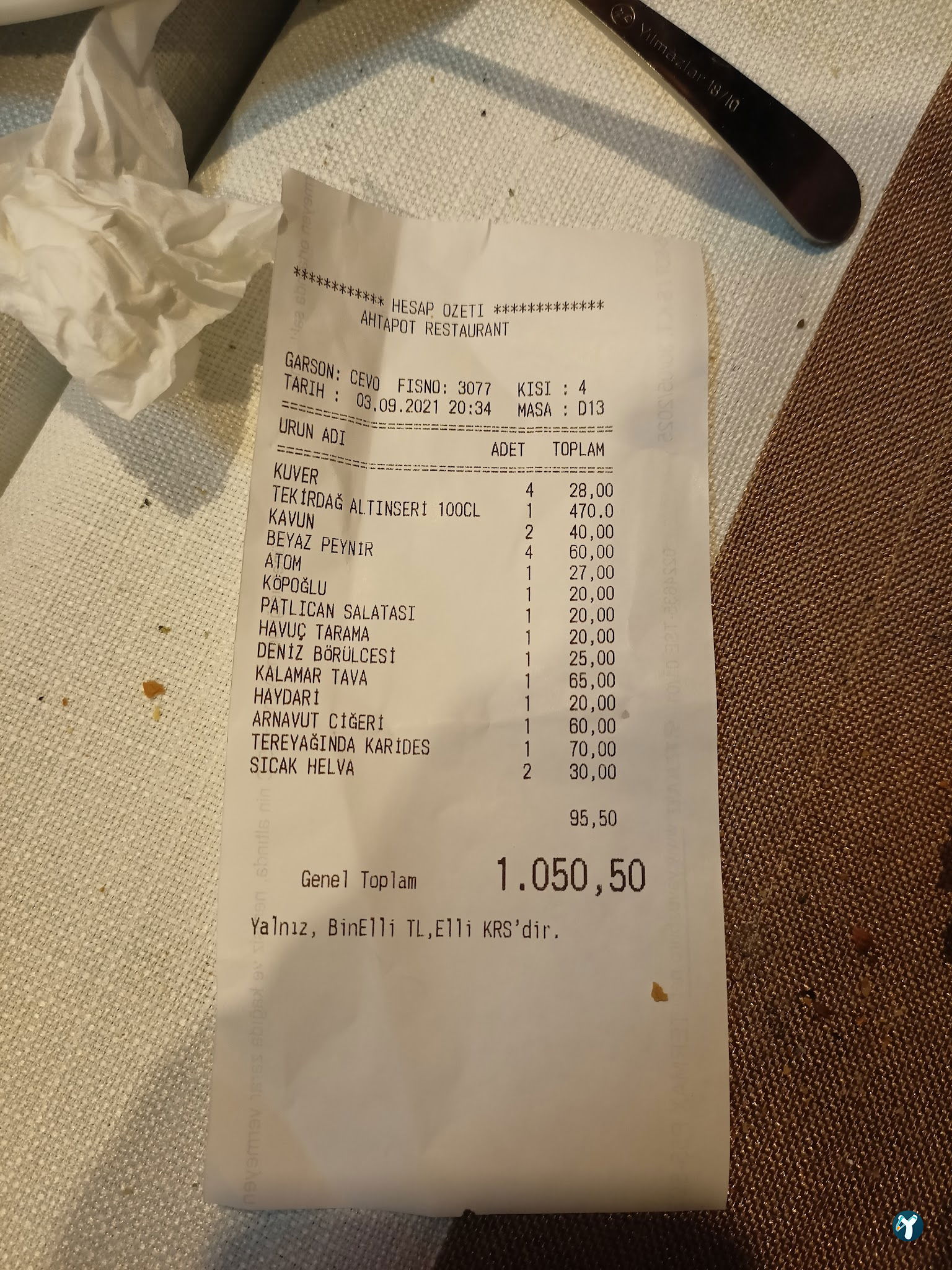 Ahtapot Restaurant