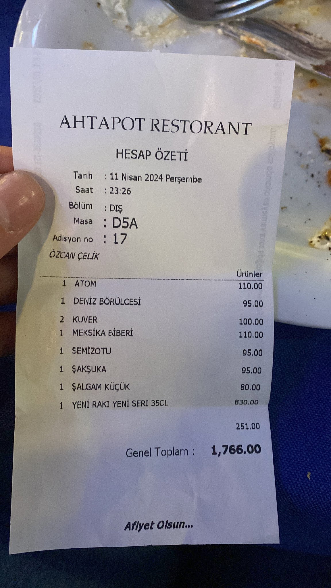 Ahtapot Restaurant