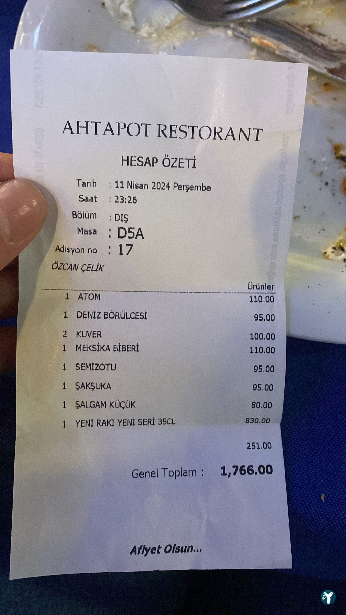 Ahtapot Restaurant