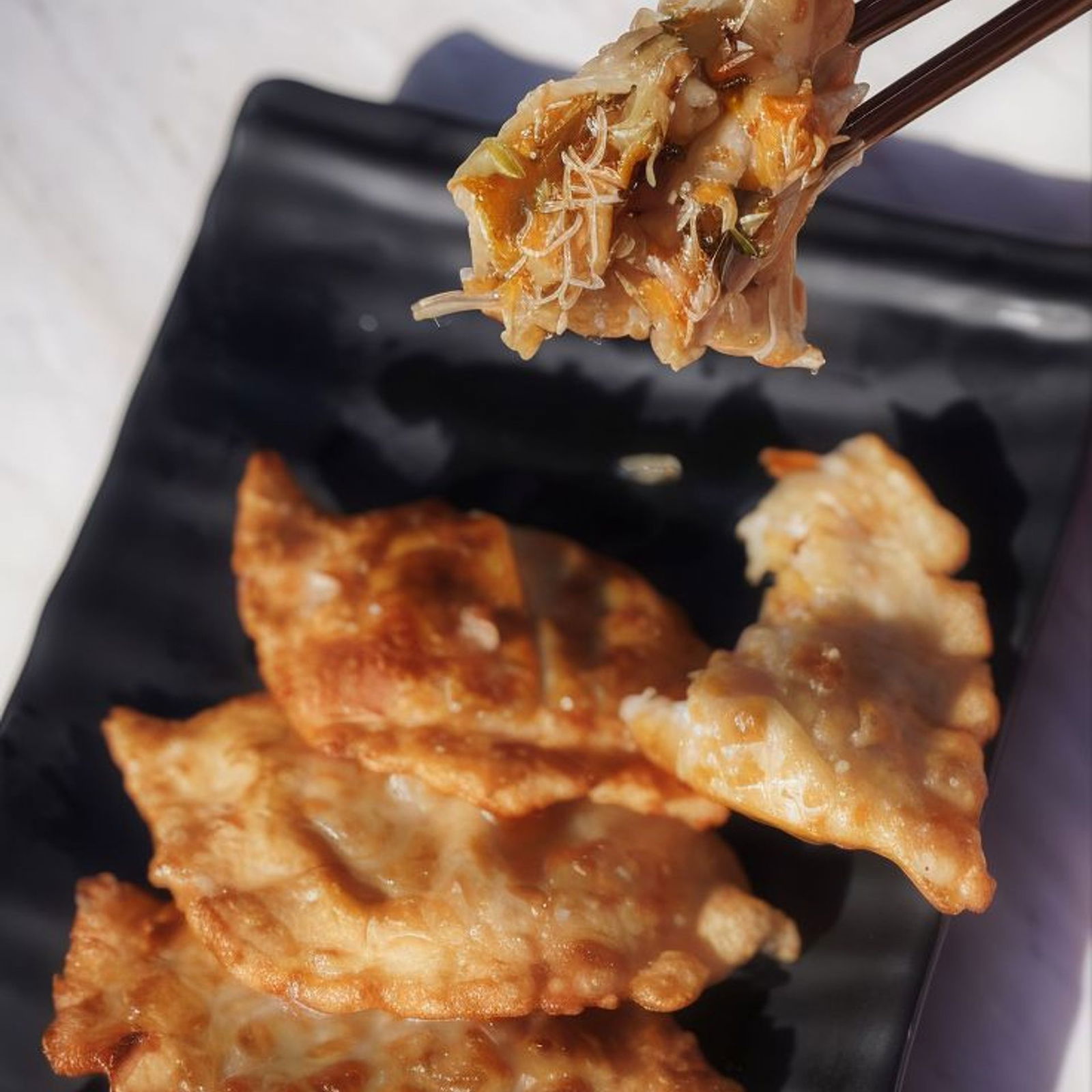 Kore Usulü Kızarmış Mandu