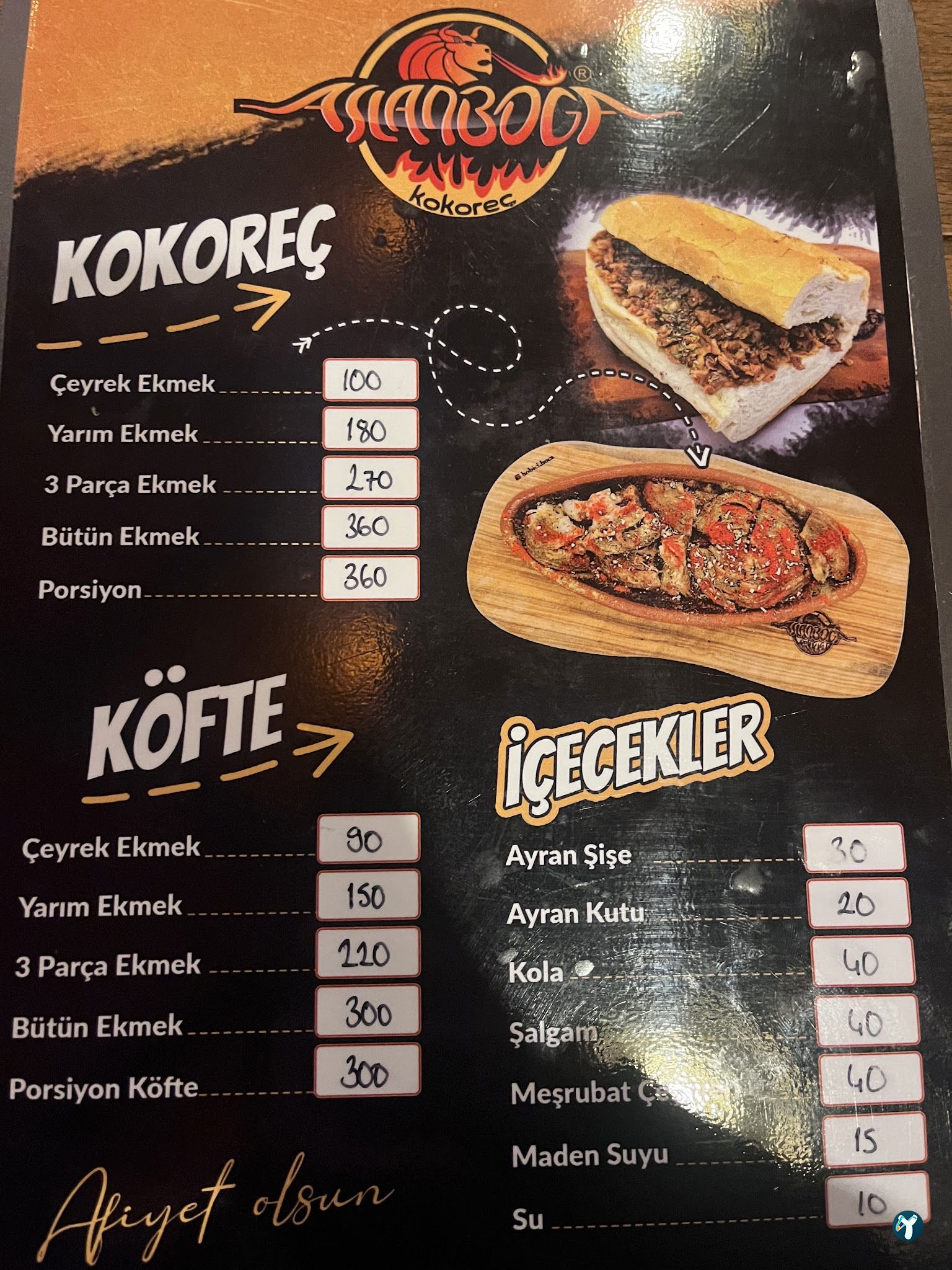 Balıkesir Aslanboğa Kokoreç