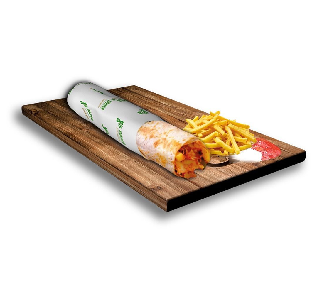 X-ir Standart Tavuk Döner Dürüm & Patates Külahı & İçecek Menü