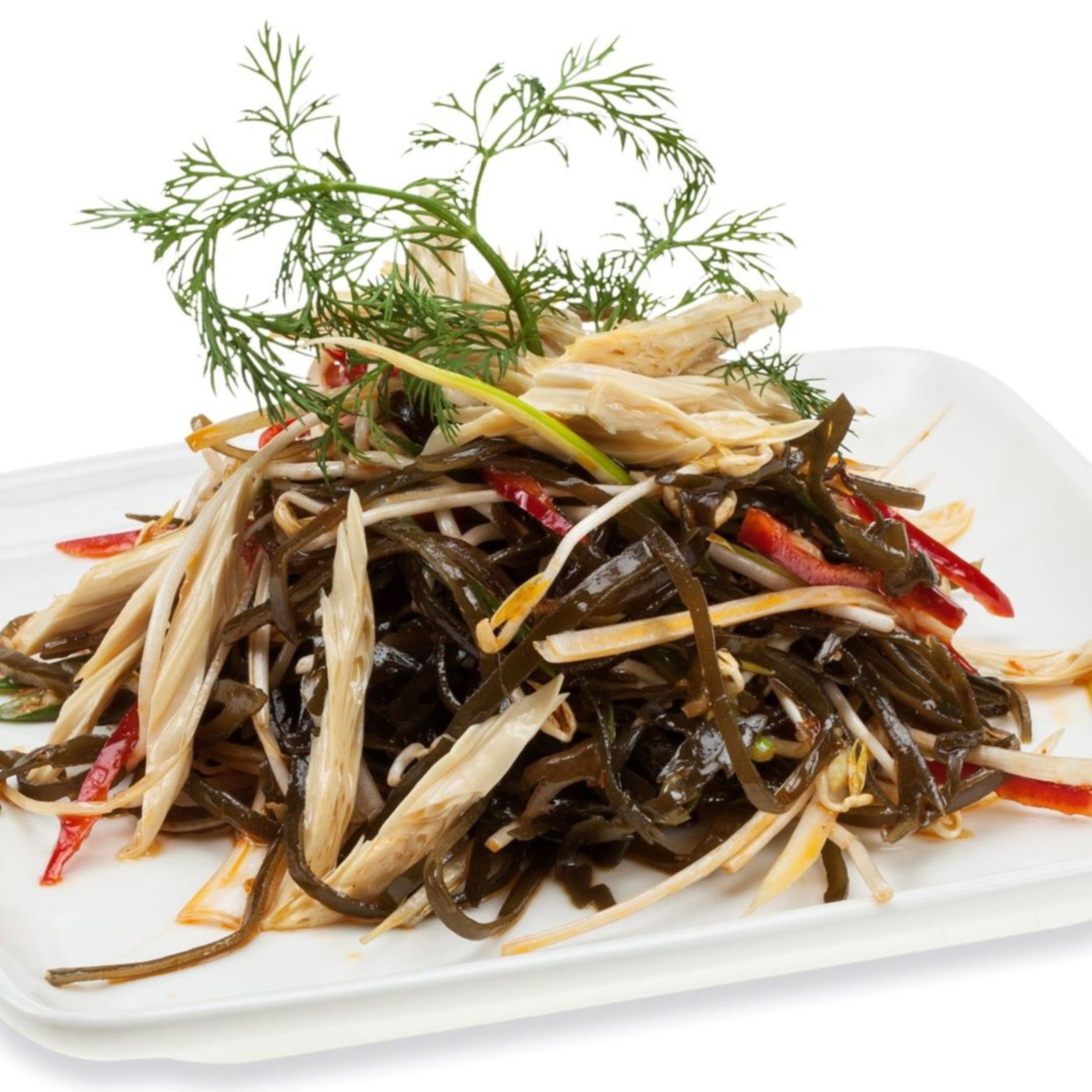 Kuru Tofulu Yosun Salata