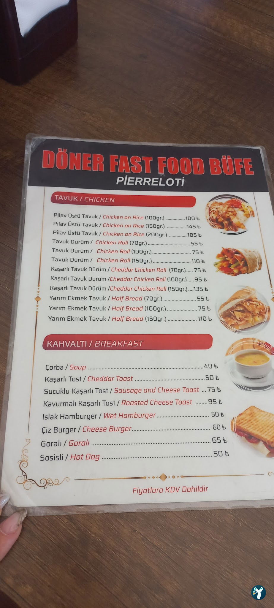 Pi̇erreloti̇ Döner Fast Food Büfe