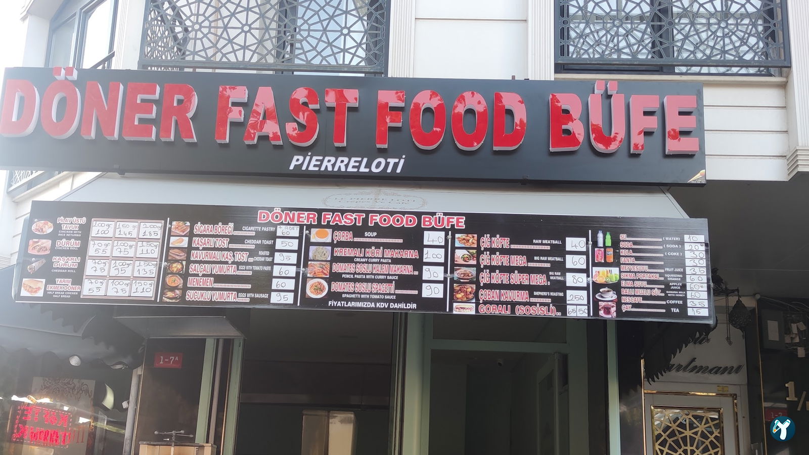 Pi̇erreloti̇ Döner Fast Food Büfe