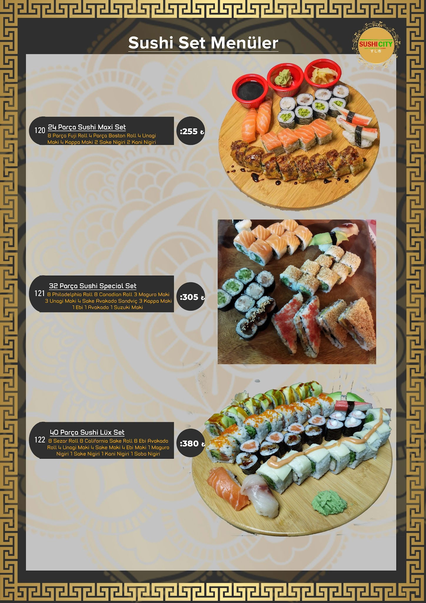 Sushicity Restaurant Alsancak Japon Chinese Asian Cuisine