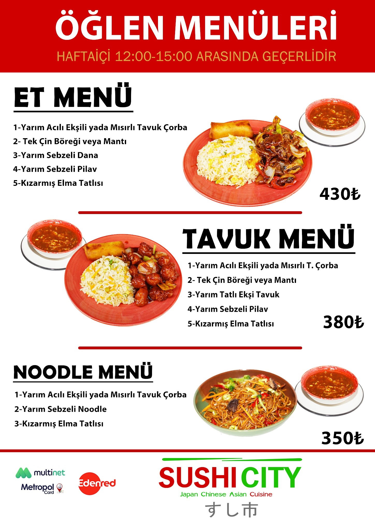 Sushicity Restaurant Alsancak Japon Chinese Asian Cuisine